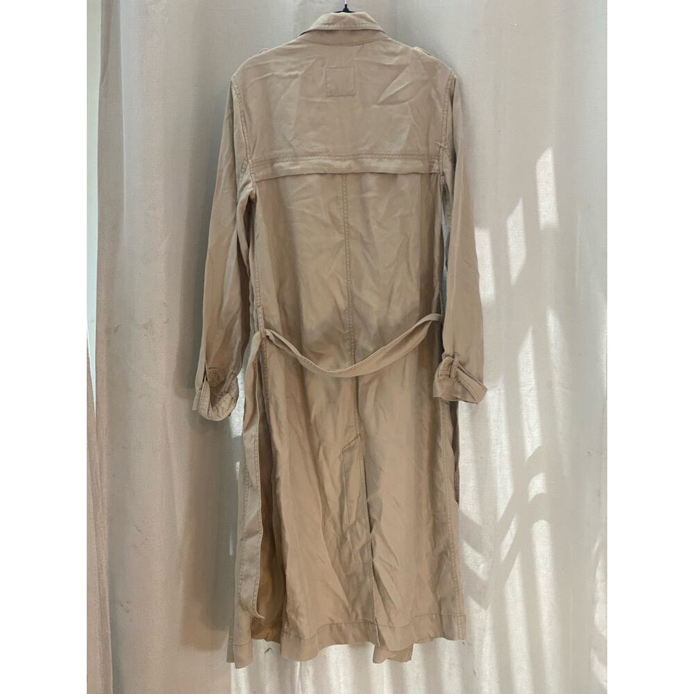 Abercrombie and Fitch Lucy Trench Coat Khaki w small - Picture 10 of 10